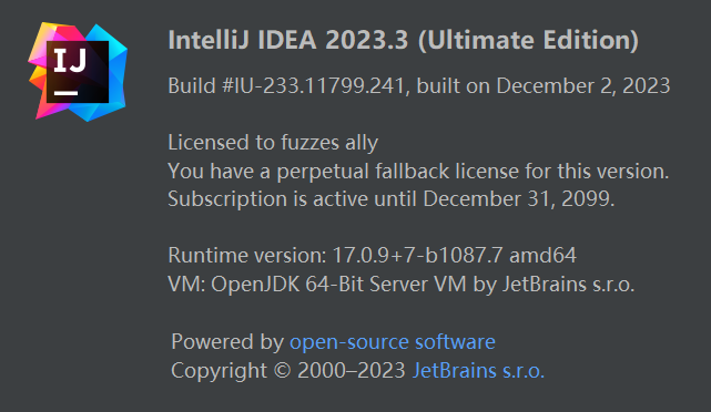图片[7] - 最新Intellij IDEA激活码（2023IDEA激活码，永久破解教程，支持2023和2024） - 狗凯之家免费源码网